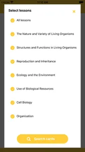 GCSE Biology Flashcards screenshot 0