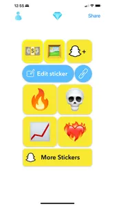 Freebie - cash stickers screenshot 0