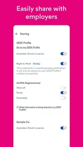 SEEK Pass screenshot 2