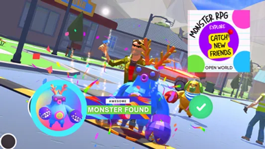 Monster catch city quest pet screenshot 1