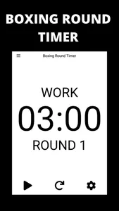 Boxing Round Timer App screenshot 1