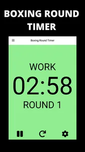 Boxing Round Timer App screenshot 2