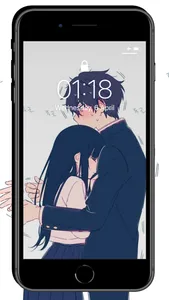 Lovely Couple Anime Wallpapers screenshot 1