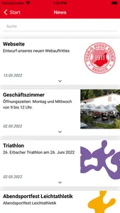 TSV Erbach 1911 e. V. screenshot 2