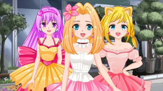 Anime dress up avatar game screenshot 2