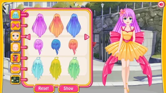 Anime dress up avatar game screenshot 3