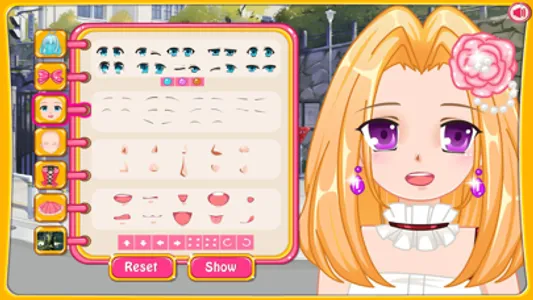 Anime dress up avatar game screenshot 4