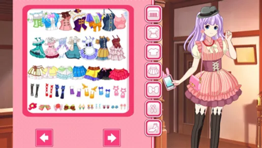 Anime dress up avatar game screenshot 5