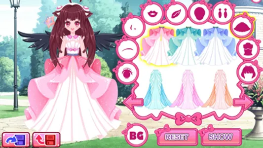 Anime dress up avatar game screenshot 6