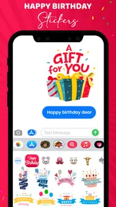 Animated Birthday Stickers! screenshot 2