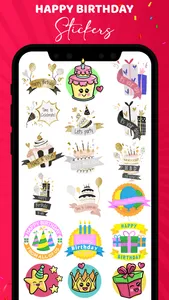 Animated Birthday Stickers! screenshot 3