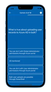 Azure Administrator Exam Quiz screenshot 2