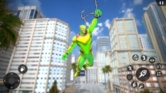 Amazing Rope Hero - Crime City screenshot 0