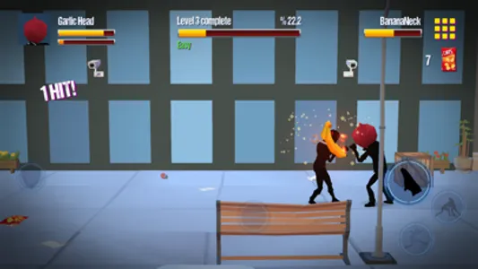 Stickman Street: Food Fighter screenshot 0