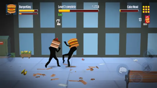 Stickman Street: Food Fighter screenshot 2