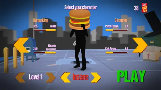 Stickman Street: Food Fighter screenshot 3