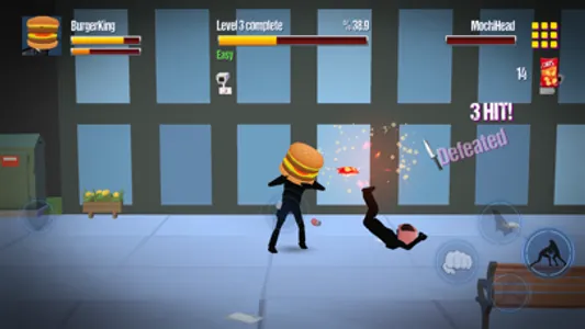 Stickman Street: Food Fighter screenshot 5