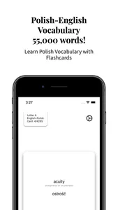 Polish-English Vocabulary screenshot 0