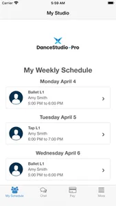 DanceStudio-Pro Portal screenshot 1