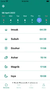 Jadwal Imsakiyah 2022 / 1443H screenshot 0