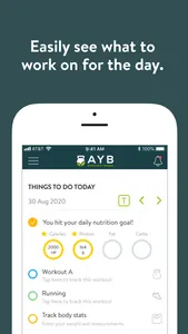 AYB Nutrition and Training screenshot 1