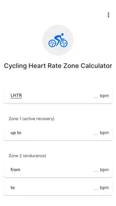 Cycling Heart Rate Zone screenshot 0