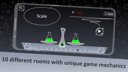 LiquidLab: logical puzzle game screenshot 1