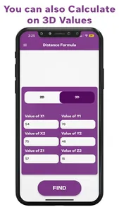 Distance Formula Calculator screenshot 2