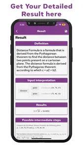 Distance Formula Calculator screenshot 3