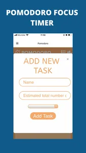 Pomodoro Focus Timer App screenshot 1