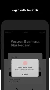 Verizon Business Mastercard screenshot 1