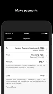 Verizon Business Mastercard screenshot 3