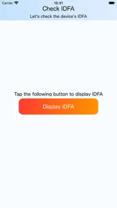 Check IDFA screenshot 1