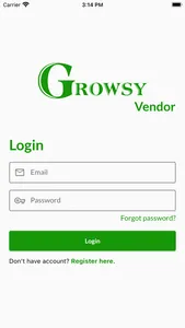 Growsy Vendor App screenshot 0