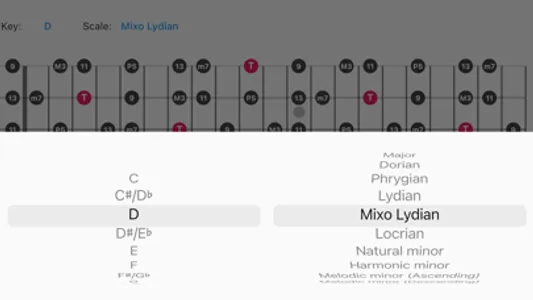 Guitar Scale Finder screenshot 1