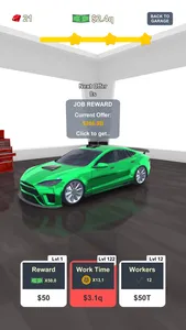 Idle Car Tuning: car simulator screenshot 1