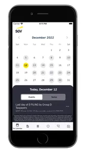 SGV Tax Calendar screenshot 0