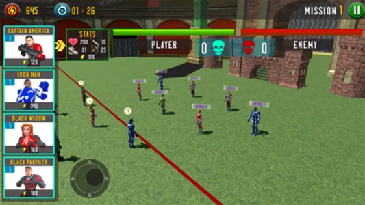 Superhero Clash Battle Games screenshot 0