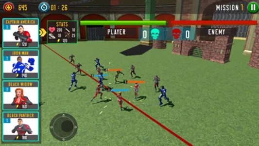 Superhero Clash Battle Games screenshot 1