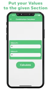 Combination Calculator screenshot 1