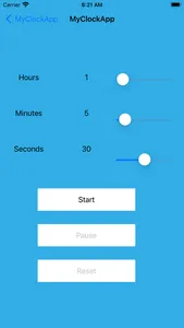 MyCustomClockApp screenshot 2