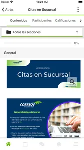 Campus Virtual Correos screenshot 1