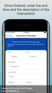 Job Timesheet screenshot 0