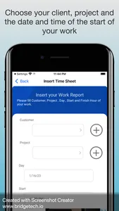 Job Timesheet screenshot 2