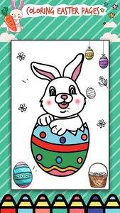 Easter Egg Coloring Book App screenshot 1