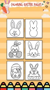 Easter Egg Coloring Book App screenshot 2