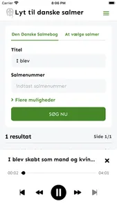 Lyt til danske salmer screenshot 2