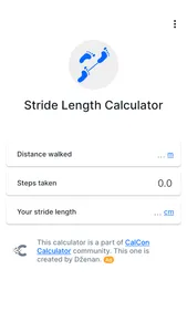 Stride Length Calculator screenshot 0