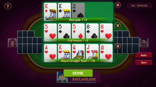 Chinese Poker - Pusoy Offline screenshot 0