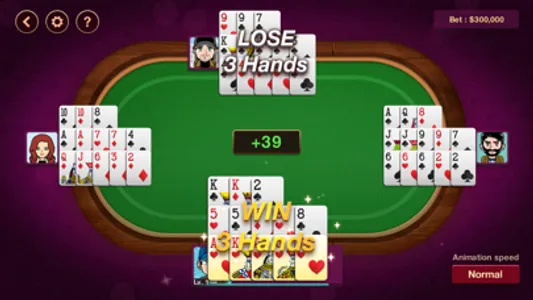 Chinese Poker - Pusoy Offline screenshot 1